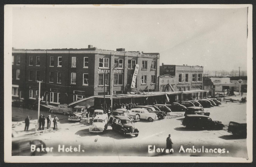 1947 Woodward, Okla Tornado Aftermath RPPC  