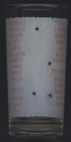 1960 OHIO STATE Buckeyes NCAA BK Champs Drinking Glass  