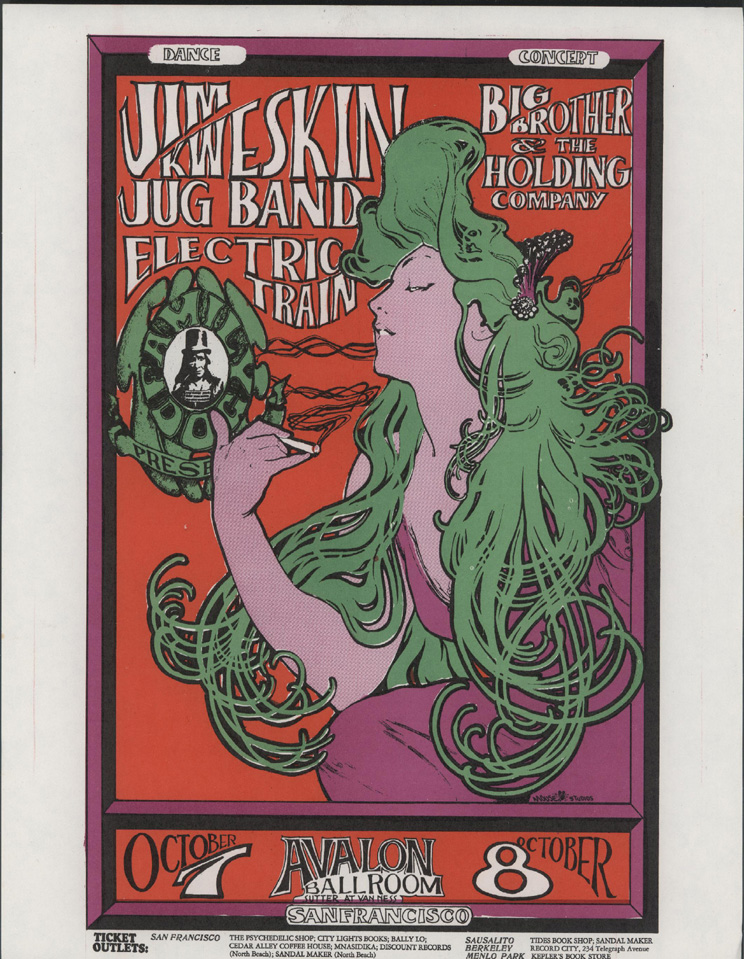 1966 Avalon Ballroom, SF, Original Handbill FD 29