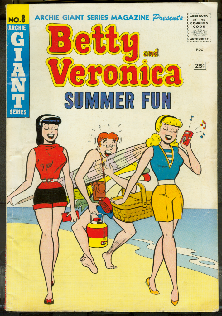 Betty And Veronica Summer Fun 8 1960 Archie Vg Ebay