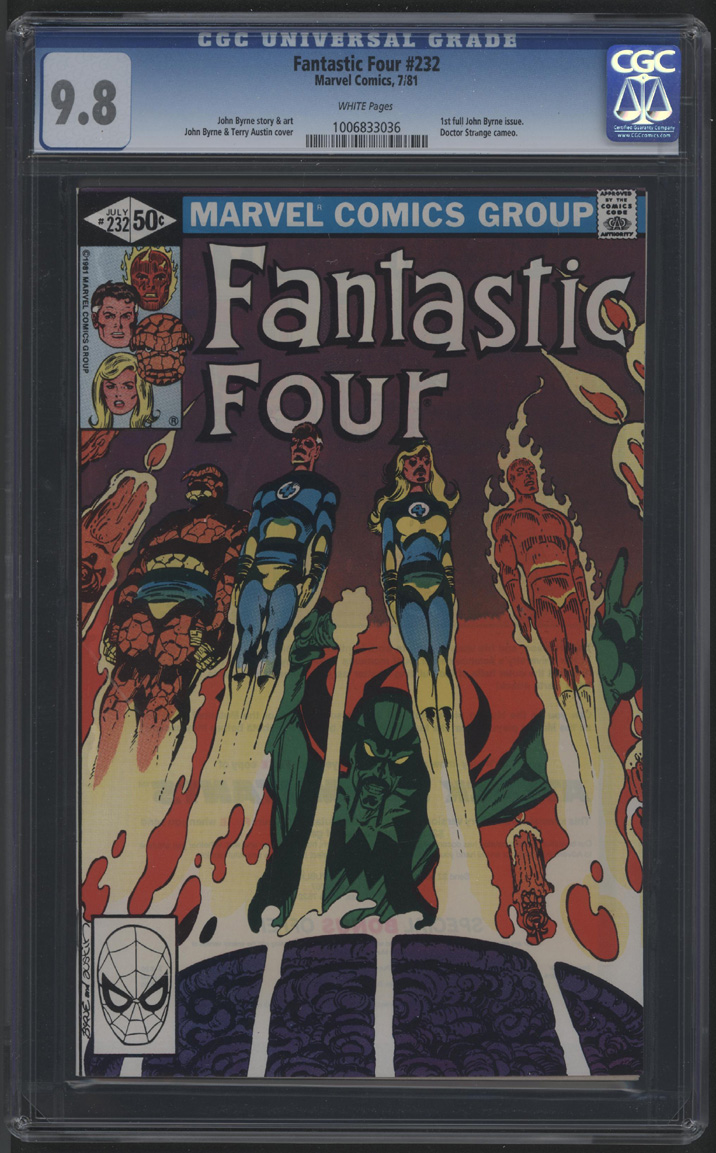 FANTASTIC FOUR #232, 1981, Marvel   CGC Grade 9.8  